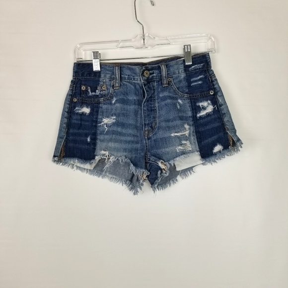 American Eagle jean shorts, sz 0 - Picture 1 of 8